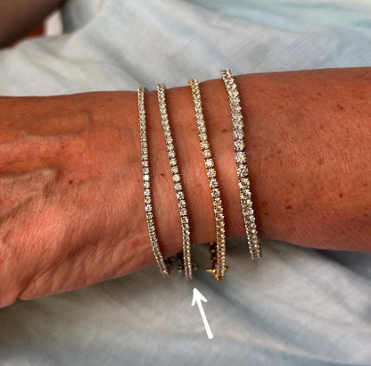 LAB DIAMOND TENNIS BRACELET 3CT