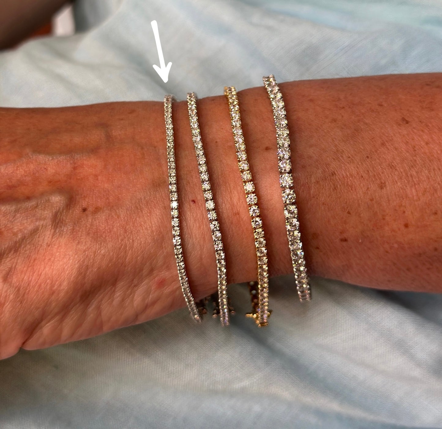 LAB DIAMOND TENNIS BRACELET 2CT