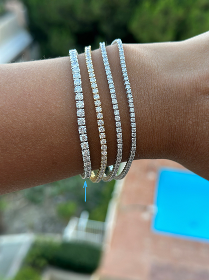 LAB DIAMOND TENNIS BRACELET 7CT