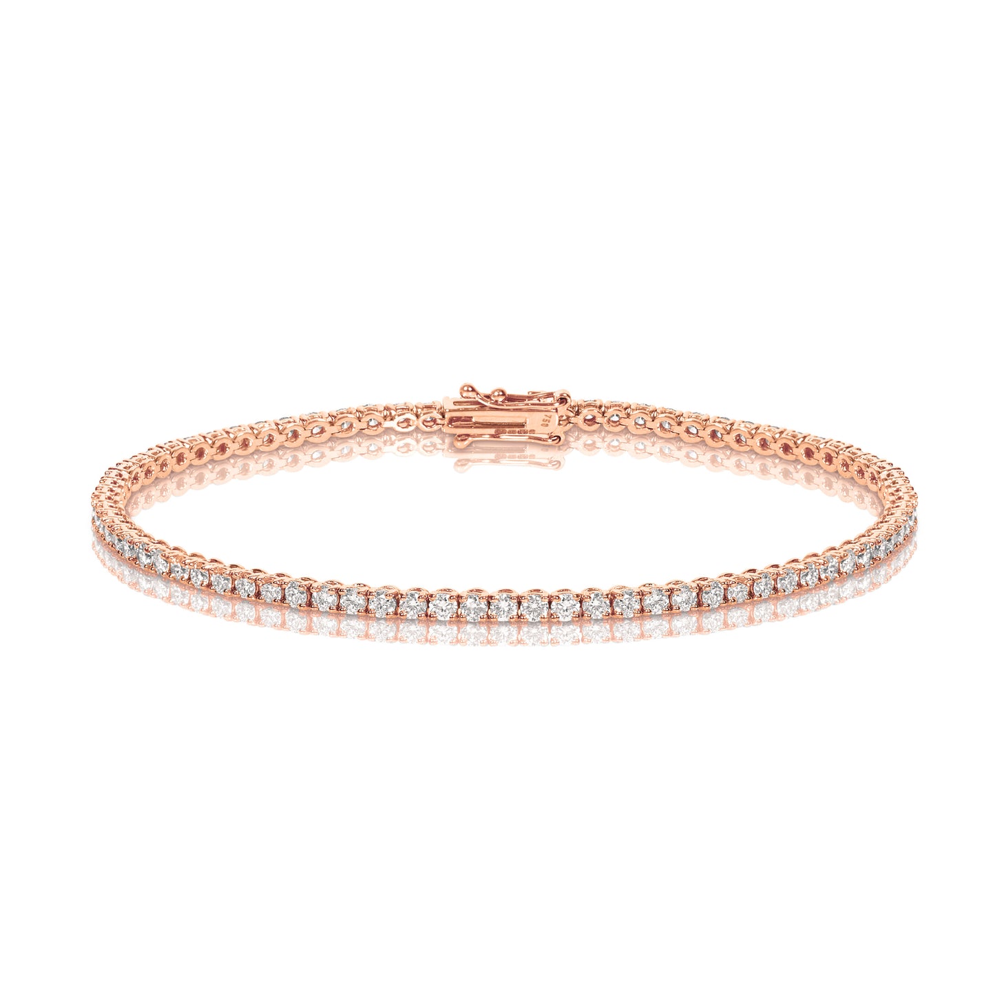 NATURAL DIAMOND TENNIS BRACELET 3CT