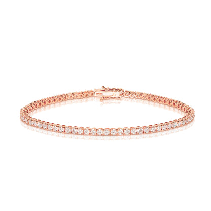 NATURAL DIAMOND TENNIS BRACELET 4CT