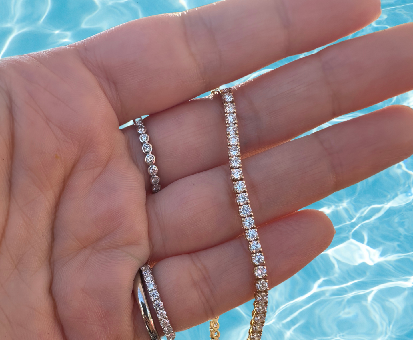 LAB DIAMOND TENNIS BRACELET 4CT