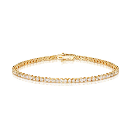 NATURAL DIAMOND TENNIS BRACELET 4CT