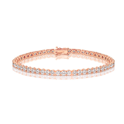 NATURAL DIAMOND TENNIS BRACELET 7CT