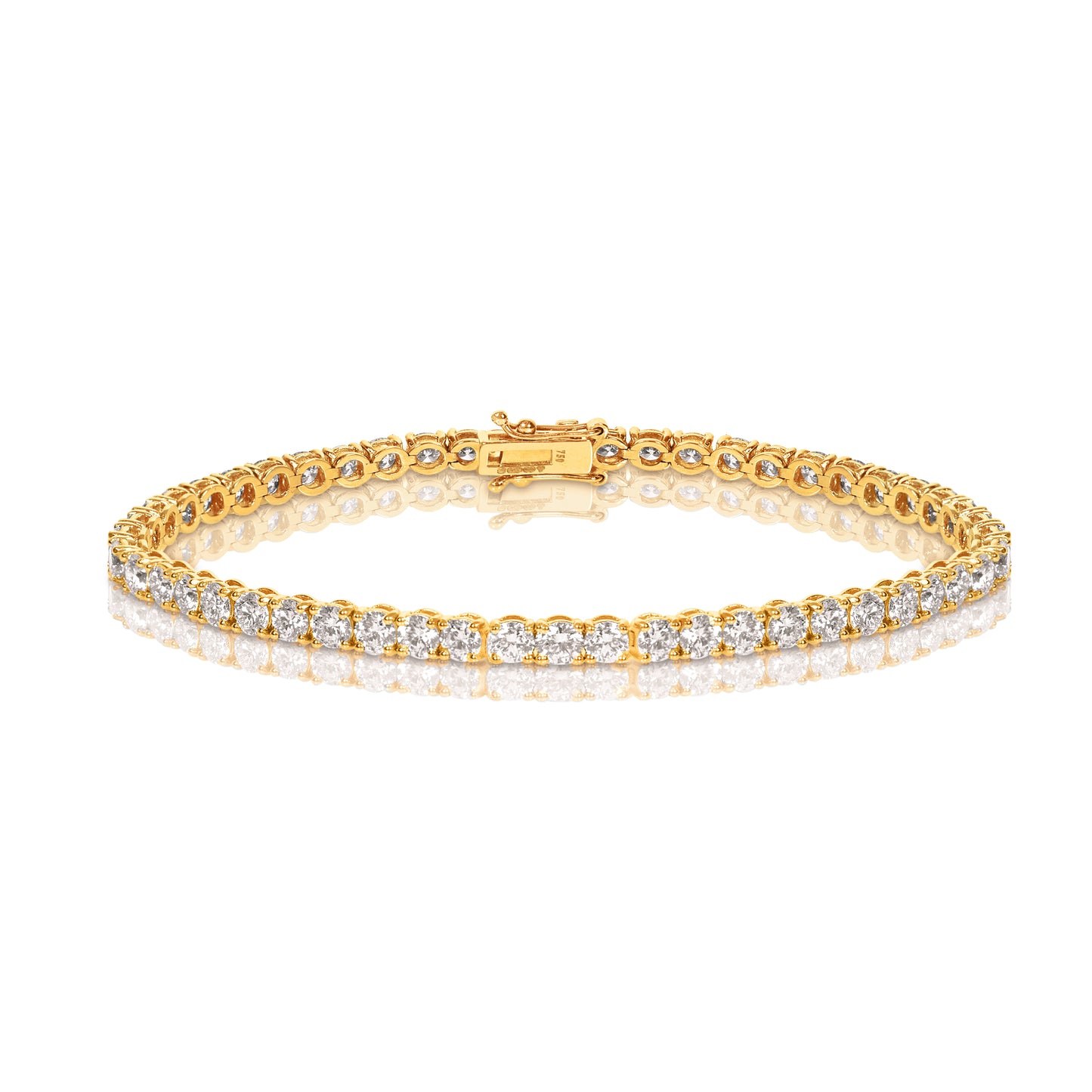 LAB DIAMOND TENNIS BRACELET 7CT