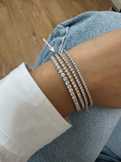 NATURAL DIAMOND TENNIS BRACELET 4CT