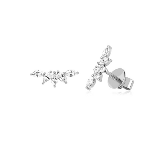 LAB DIAMOND MARQUISE EARRING
