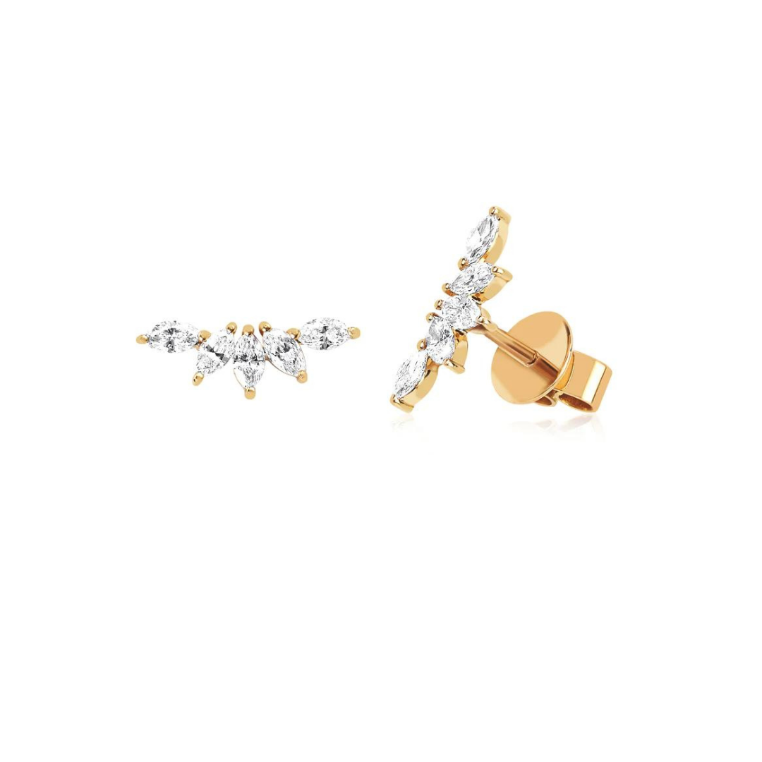 LAB DIAMOND MARQUISE EARRING